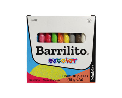 PLASTILINA BARRITAS 10CLRS