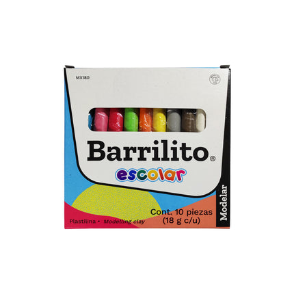 PLASTILINA BARRITAS 10CLRS