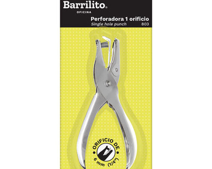PERFORADORA BARRILITO 1ORIFICIO 1/4 (6.35MM)