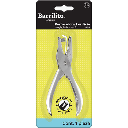 PERFORADORA BARRILITO 1ORIFICIO 1/4 (6.35MM)