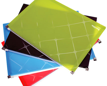 SOBRE PLASTICO C/ZIPPER