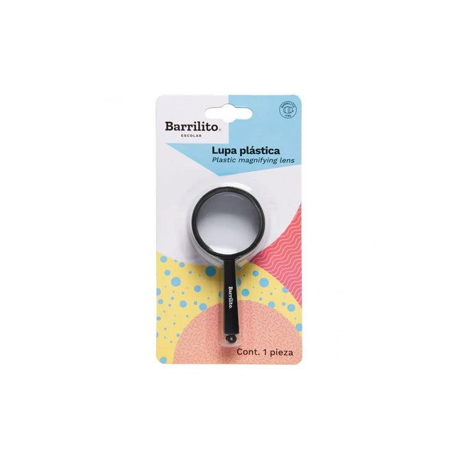 LUPA PLASTICA LENTE VIDRIO 40MM