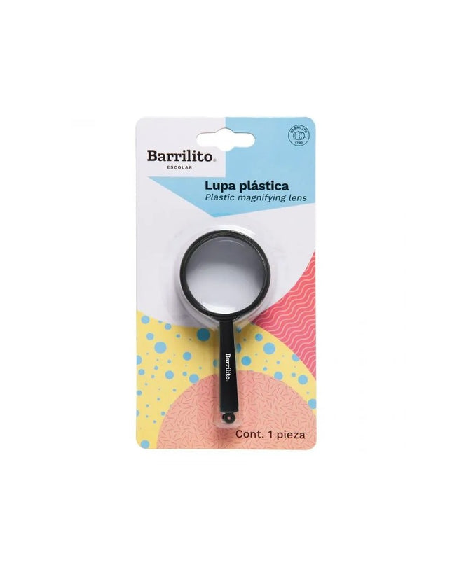 LUPA PLASTICA LENTE VIDRIO 40MM