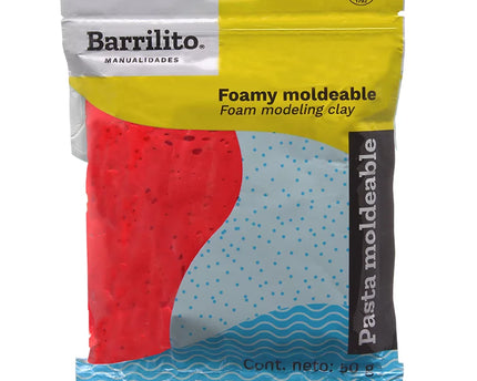 FOAMY MOLDEABLE ROJO 50GRM BARRILITO