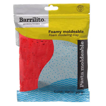 FOAMY MOLDEABLE ROJO 50GRM BARRILITO