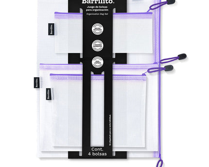 BOLSAS P/ORGANIZAR 4PC