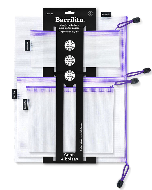 BOLSAS P/ORGANIZAR 4PC