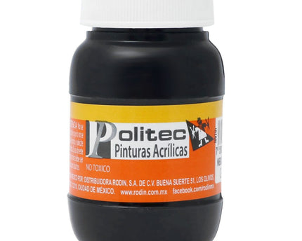PINTURA ACRÍLICA MATE 100ML NEGRO INTENSO