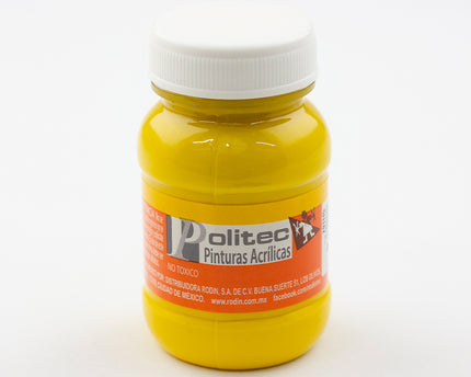 PINTURA ACRÍLICA MATE 100ML AMARILLO MEDIO