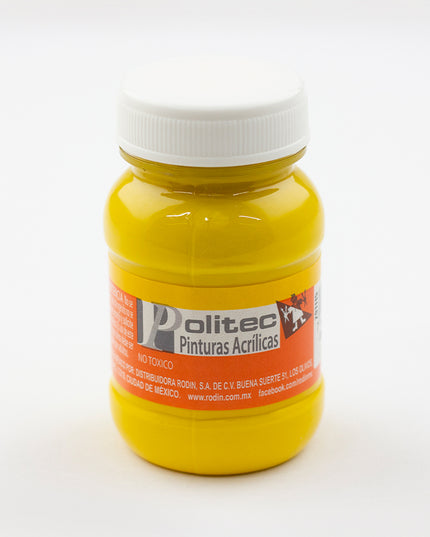 PINTURA ACRÍLICA MATE 100ML AMARILLO MEDIO