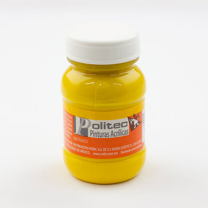 PINTURA ACRÍLICA MATE 100ML AMARILLO MEDIO