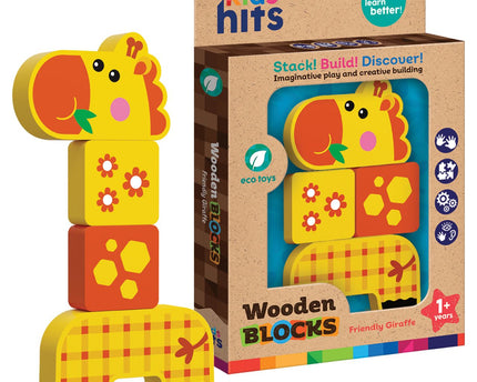 ROMPECABEZAS DE MADERA FRIENDLY GIRAFFE