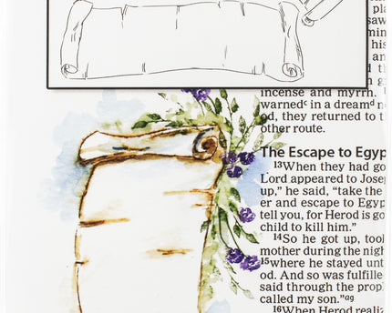 SET DE PERGAMINOS 3 PCS - BIBLE JOURNALING