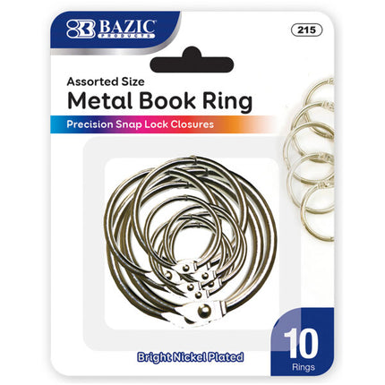 BOOK RING SURTIDO 10PACK