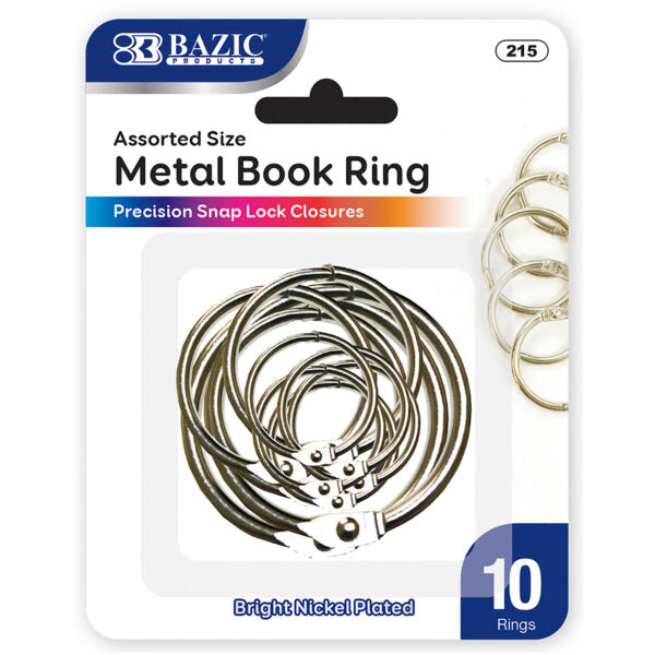 BOOK RING SURTIDO 10PACK