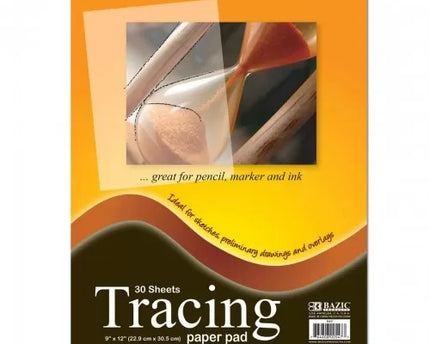 TRACING PAPER PAD BAZIC 9 X12