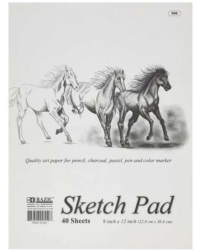 SKETCH PAD 9X12 40HJS 550-48