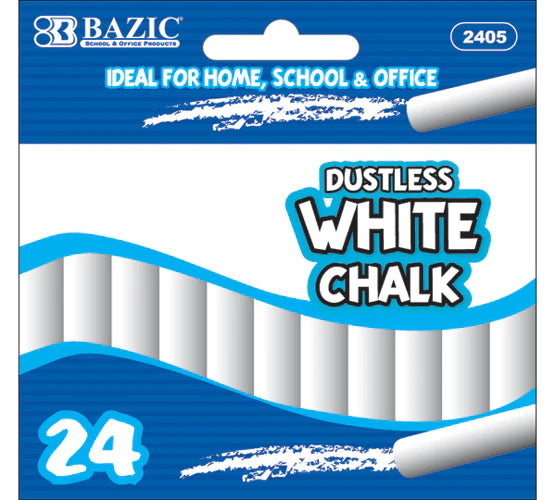 TIZA CAJA  BLANCO 24´S BAZIC