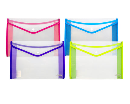 FOLDER PLASTICO CLIP /BROCHE CARTA