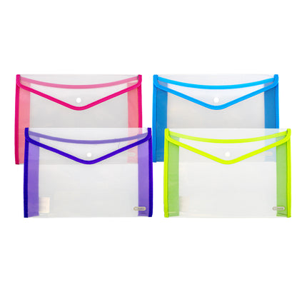 FOLDER PLASTICO CLIP /BROCHE CARTA