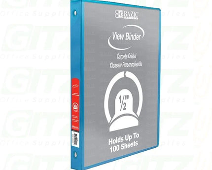 BINDER AZUL CYAN BAZIC 1/2 PULG