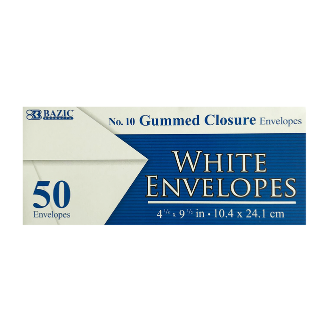 CAJA DE SOBRES BLANCOS T/O 50PC