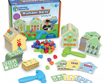 NUMBER NAILS ACTIVITY SET