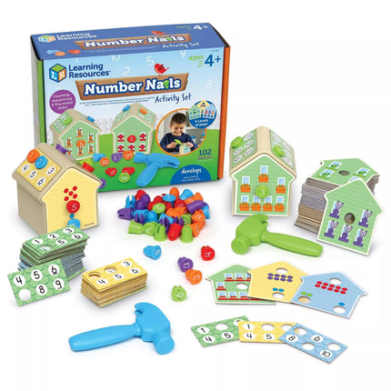 NUMBER NAILS ACTIVITY SET