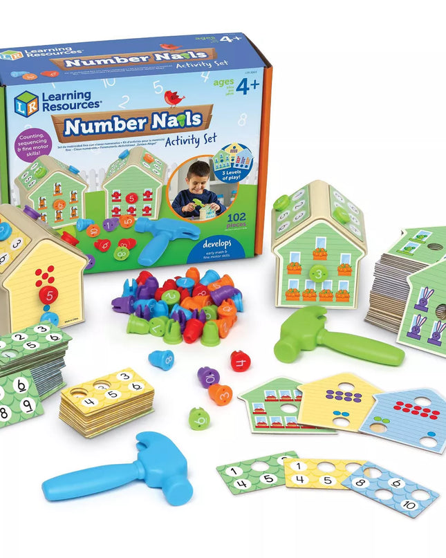 NUMBER NAILS ACTIVITY SET