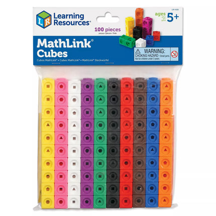 JUEGO MATHLINK CUBES COLORES 100PZS