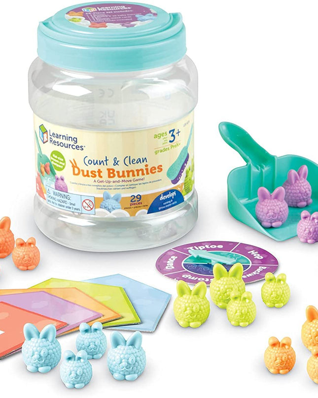 JUEGO COUNT & CLEAN DUST BUNNIES