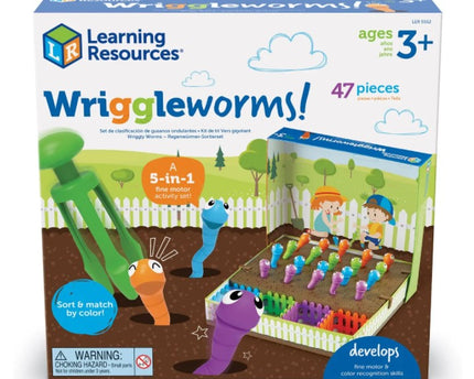 JUEGO WRIGGLEWORMS  FINE MOTOR ACTIVITY SET