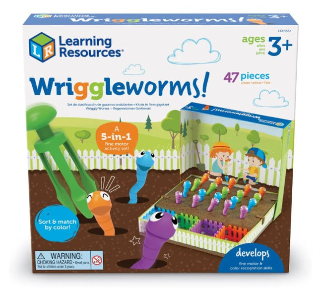 JUEGO WRIGGLEWORMS  FINE MOTOR ACTIVITY SET