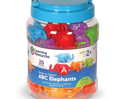 JUEGO SNAP LEAR ABC ELEPHANTS 26 PZS
