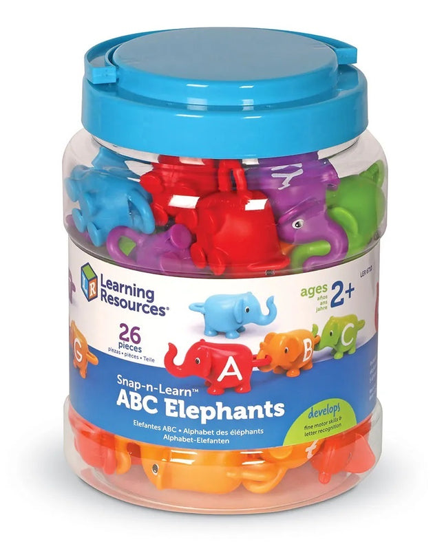 JUEGO SNAP LEAR ABC ELEPHANTS 26 PZS