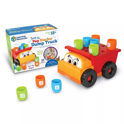 JUEGO TONY THE PEG STACKER DUMP TRUCK