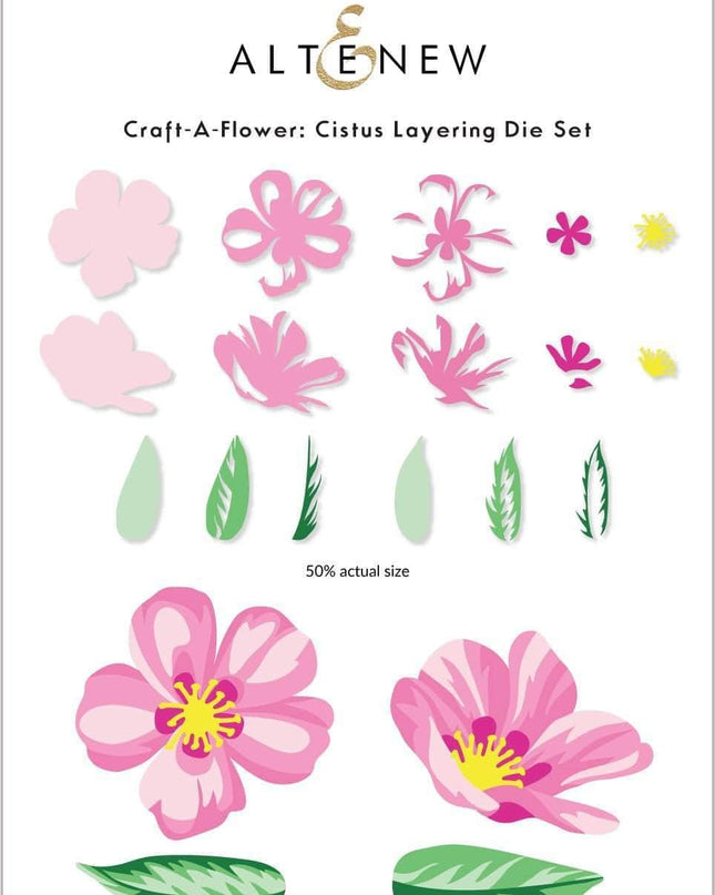 DIE CRAFT A FLOWER CISTUS