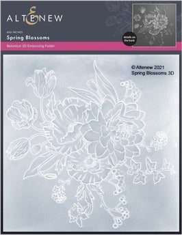 EMBOSSING FOLDER 3D SPRING BLOOMS