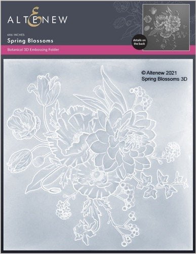 EMBOSSING FOLDER 3D SPRING BLOOMS