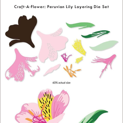 DIE CRAFT A FLOWER PERUVIAN LILY
