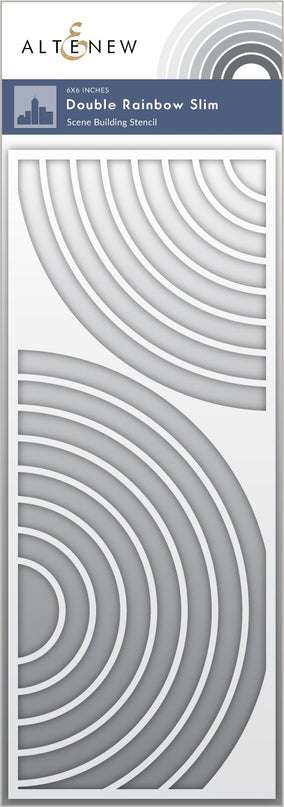 STENCIL DOUBLE RAINBOW SLIM - ALTENEW