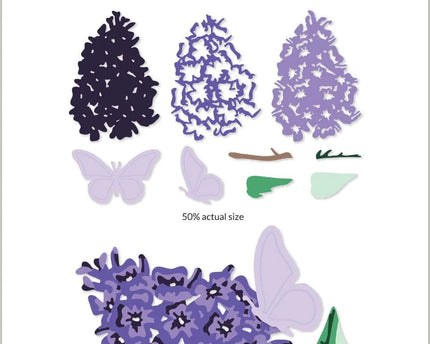 DIE CRAFT A FLOWER BUTTERFLY BUSH