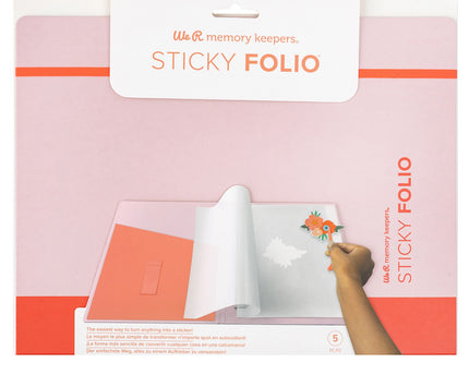 STICKY FOLIO 8.5"X11" BLUSH
