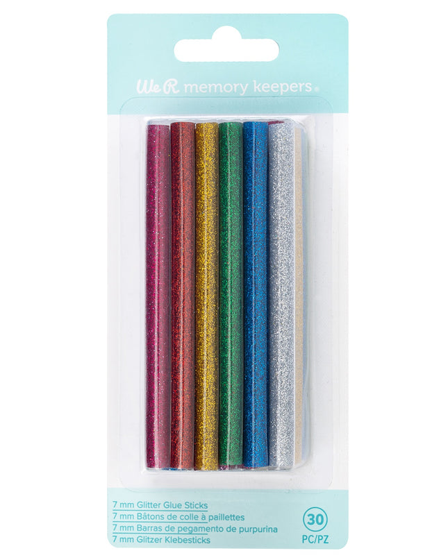 BARRAS DE SILICON GLITTER 30PZ