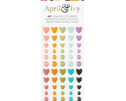 STICKERS DIMENCIONALES 60 PC ABRIL
