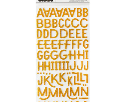 STICKER BRILLANTE ALFABETO