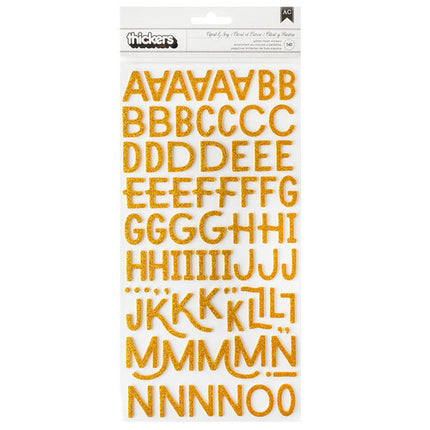 STICKER BRILLANTE ALFABETO