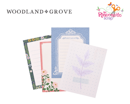 CARD PAD JOURNALING GOLD FOIL 40HJS