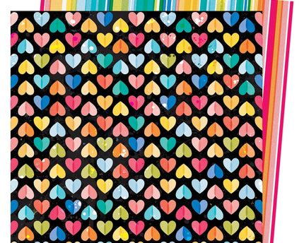 PAPEL P/SCRAPBOOK LOVE IT HERE DOBLE 12X12