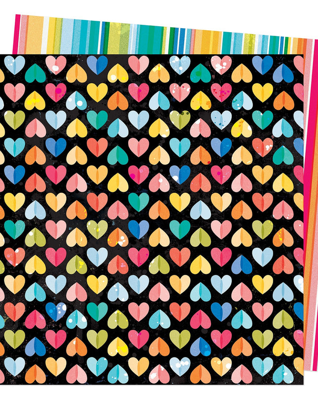 PAPEL P/SCRAPBOOK LOVE IT HERE DOBLE 12X12